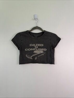 John Galt Cropped Graphic Tee